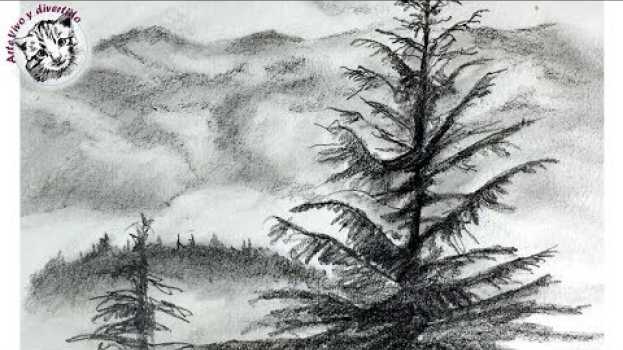 Video Como Dibujar un Paisaje con Lapiz Muy Facil Para Principiantes   türkçe