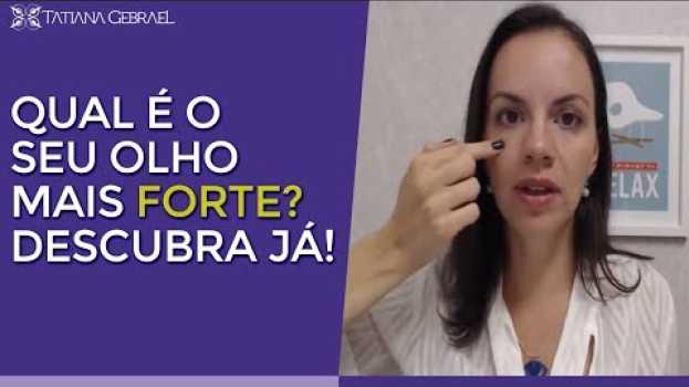 Video VISÃO MAIS FORTE: DESCUBRA QUAL É O SEU OLHO MAIS FORTE COM ESSE EXERCÍCIO!   türkçe