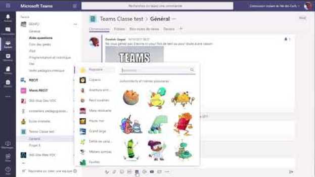 Video Microsoft Teams, c'est quoi? in English