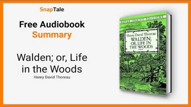 Video Walden; or, Life in the Woods by Henry David Thoreau: 10 Minute Summary auf Deutsch