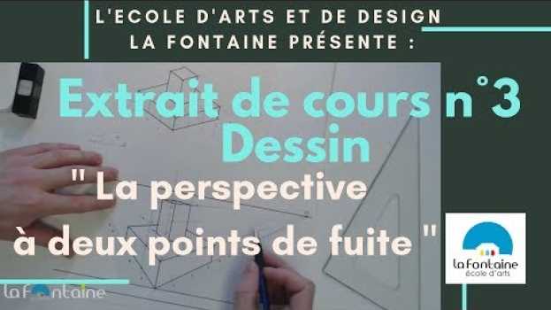 Video Dessin - Perspective " La perspective à deux points de fuite "   türkçe