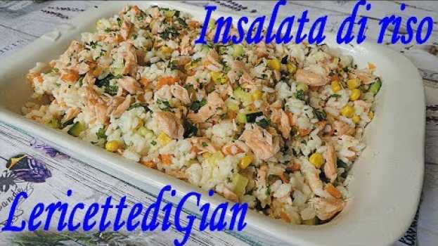 Video Insalata di riso con salmone e verdure - Ricetta facile e veloce en français