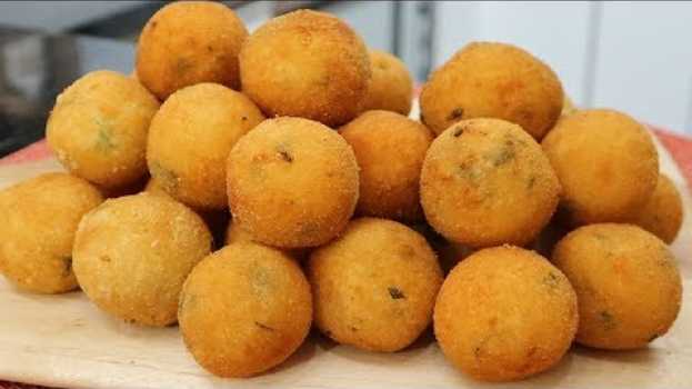Video BOLINHO DE MANDIOCA RECHEADO I DELICIOSO SALGADO FRITO en français