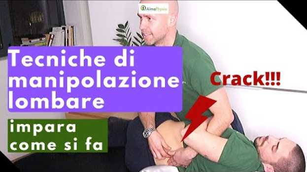 Video tecniche di manipolazione lombare: impara come si fa (CRACK!!!!) en español