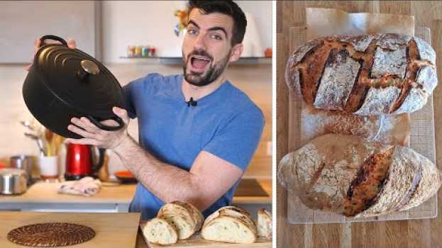 Video Pain au levain E02 : Cuire dans une cocotte ou pas ? Nouveau pétrissage en español