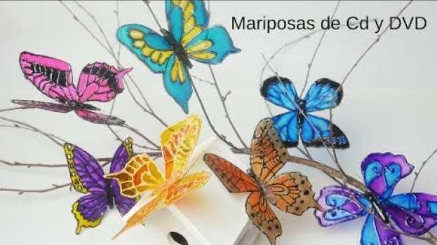 Video 🦋Como Hacer Mariposas con Cd´s y DVD´s / Muy Fácil y divertido po polsku
