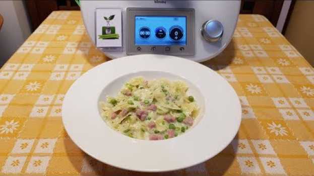Video Farfalle risottate con panna prosciutto e piselli per bimby TM6 TM5 TM31 em português