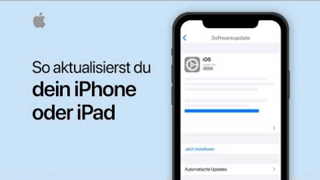 Video So aktualisierst du dein iPhone, iPad oder deinen iPod touch – Apple Support   türkçe