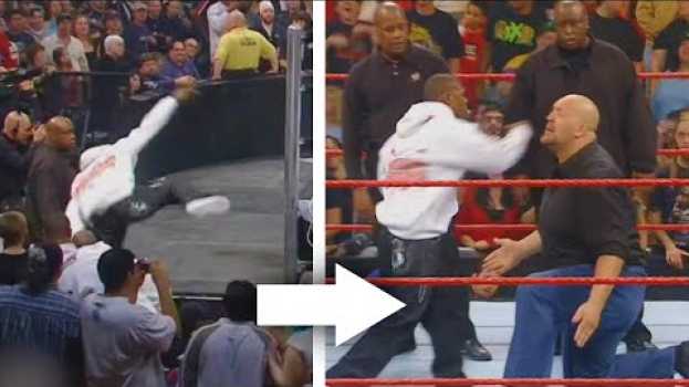 Video Celebrities Who Jumped the Barricade and Attacked WWE Wrestlers em português