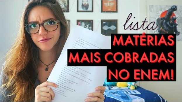 Video O QUE MAIS CAI NO ENEM? Lista de matérias para revisar antes da prova! - Débora Aladim po polsku