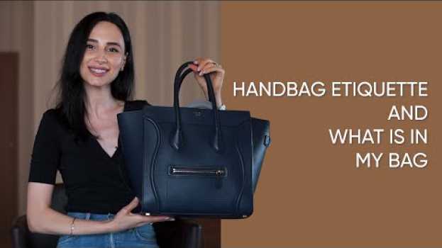 Video What's in My Bag and Handbag Etiquette po polsku