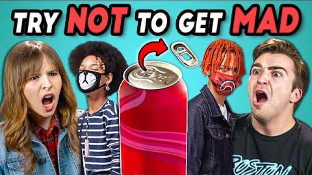 Video College Kids React To Try Not To Get Mad Challenge en español