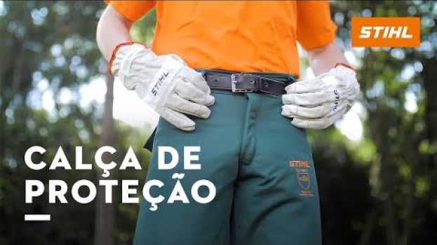 Video Como funciona uma CALÇA DE PROTEÇÃO para MOTOSSERRISTA? po polsku