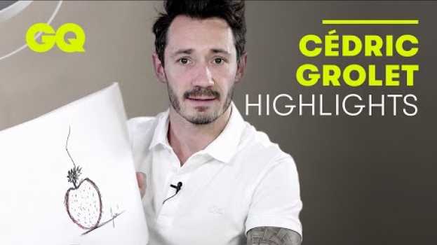 Video Cédric Grolet dessine ses incroyables pâtisseries : Noisette, Citron, Fraise ... I GQ su italiano