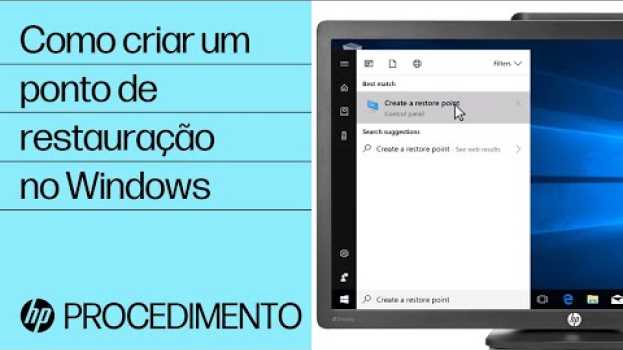 Видео Como criar um ponto de restauração no Windows | HP Support на русском