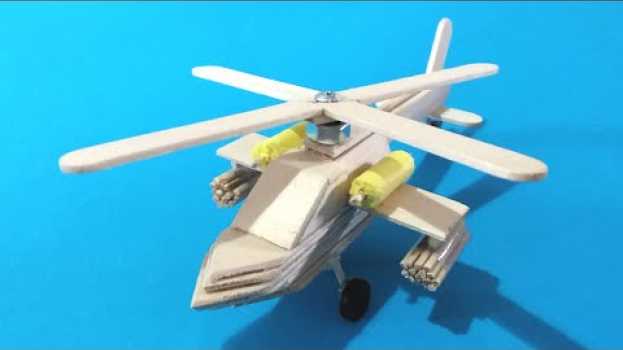 Video Como hacer un HELICOPTERO con PALITOS de helado po polsku