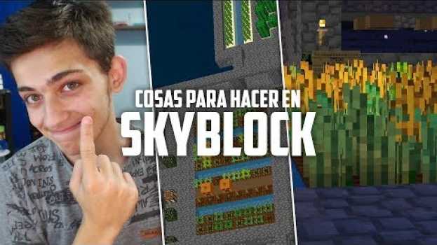 Video 5 Cosas que Hacer en SKYBLOCK - MEJORA y ORGANIZA TU ISLA de MINECRAFT EN 10 MINUTOS + Servidor 2021   türkçe