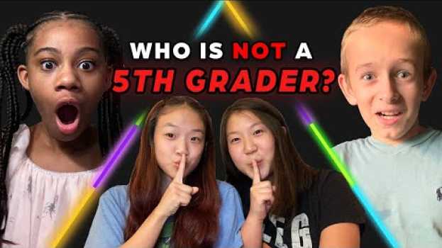 Video 6 Fifth Graders vs 2 Secret College Students | Odd Man Out po polsku