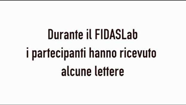 Видео Grazie a tutti i testimoni del dono - #FIDASLab2019 на русском