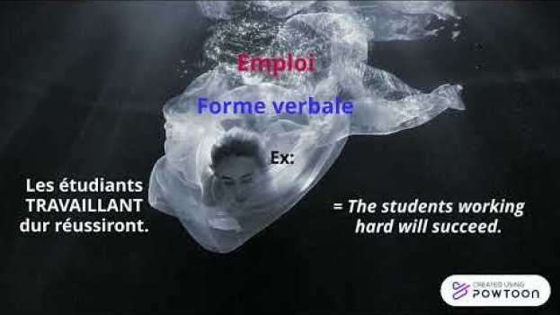 Видео Le participe présent, l'adjectif verbal et le gérondif на русском
