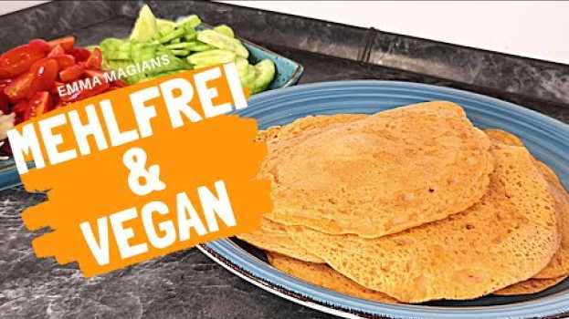 Video Das schnellste Essen der Welt! Ohne Mehl, glutenfrei & SOFORT fertig - Rezept für vegane Wraps in English