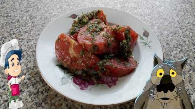 Video Закуска из свежих помидор на праздничный стол очень вкусная en español