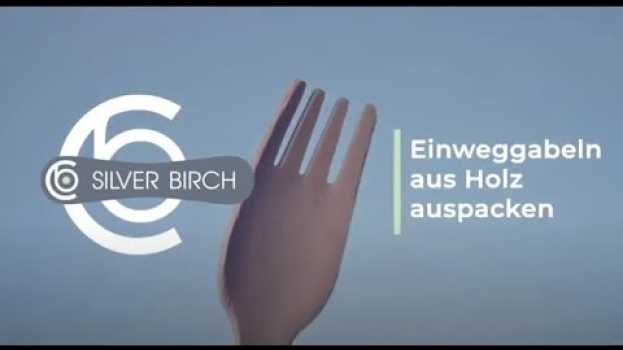 Video Auspacken von Einweg-holzgabel vom Hersteller Silber Birke em português