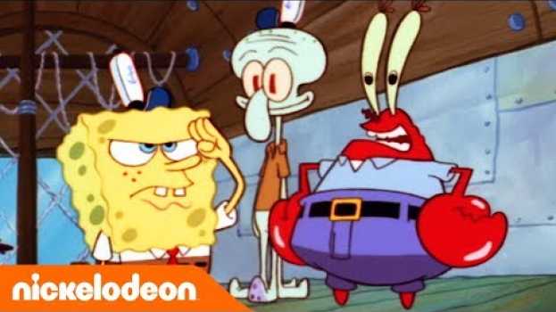 Video SpongeBob | Primi 5 minuti | Nickelodeon Italia em português