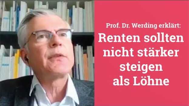 Video Warum sollte der Nachholfaktor wieder eingesetzt werden, Herr Professor Werding? em português