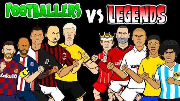 Video ⚽️FOOTBALLERS vs LEGENDS⚽️ feat. Messi Ronaldo Ronaldinho Cantona & more! Frontmen Season 1.8 en français