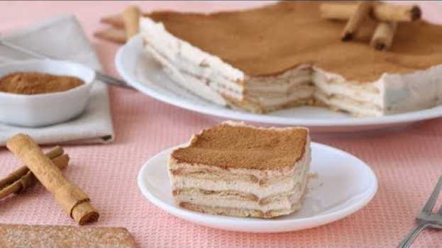 Video Tarta de galletas de canela ¡¡Muy fácil y sin horno!! su italiano