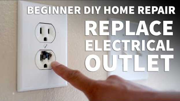 Video How to Replace an Electrical Outlet – Replace Burnt Out Electrical Outlet and Old Damaged Socket auf Deutsch
