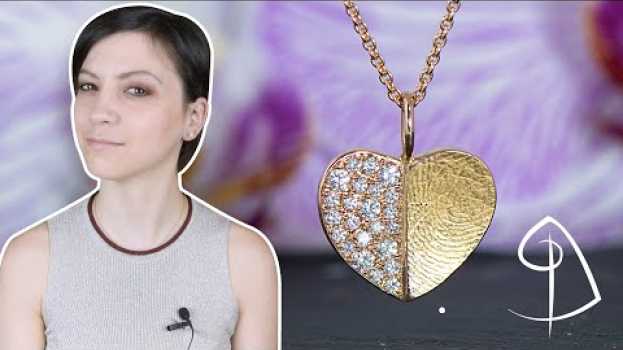 Video Ciondolo con impronta digitale e diamanti e altri gioielli   türkçe