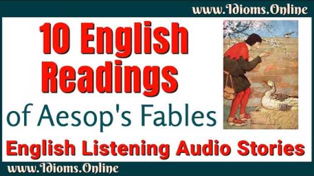 Video 10 Aesop's Fables | Audio Stories For English Listening Practice | Read Along with Text em português