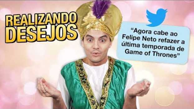 Video REALIZANDO DESEJOS DOS FÃS - Cabe ao Felipe Neto... [+10] en español