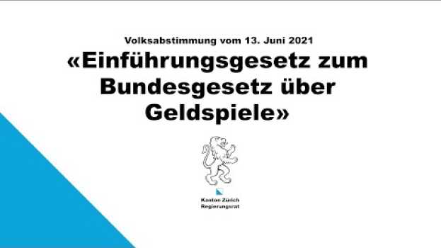 Video Volksabstimmung «Einführungsgesetz zum Bundesgesetz über Geldspiele (EG BGS)»   türkçe