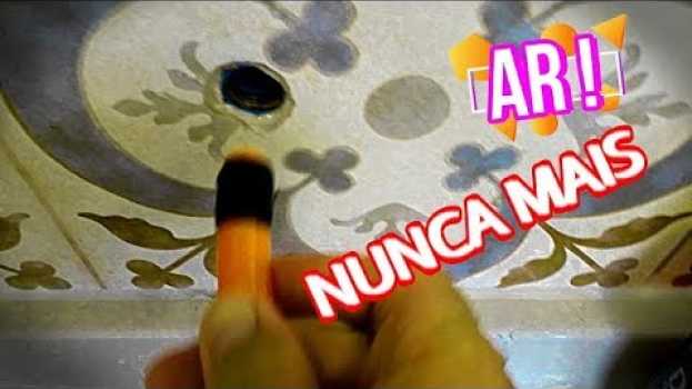 Video tirando entrada de ar do chuveiro, muito fácil en español