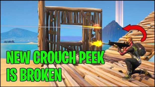 Video This New Crouch Peek is Almost Cheating! (Fortnite Tips and Tricks) po polsku