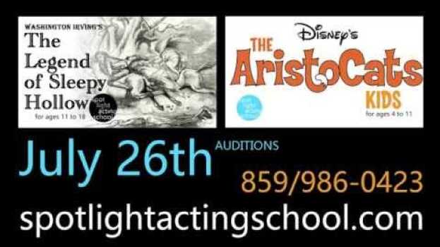 Video Auditions for The Legend of Sleepy Hollow & The Aristocats em português