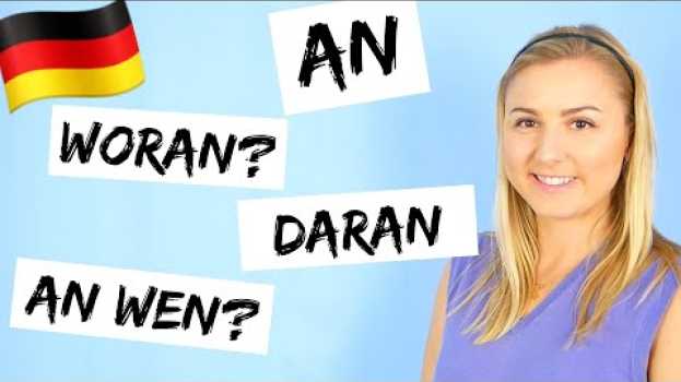 Video Deutsch lernen: Verben mit Präpositionen │ Präpositionalobjekte su italiano