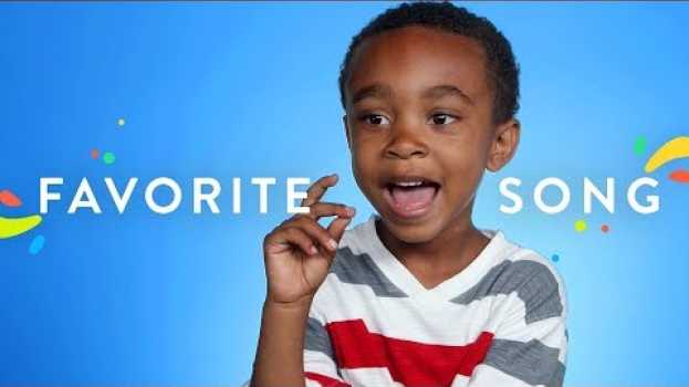 Video 100 Kids Tell Us Their Favorite Song | 100 Kids | HiHo Kids en español