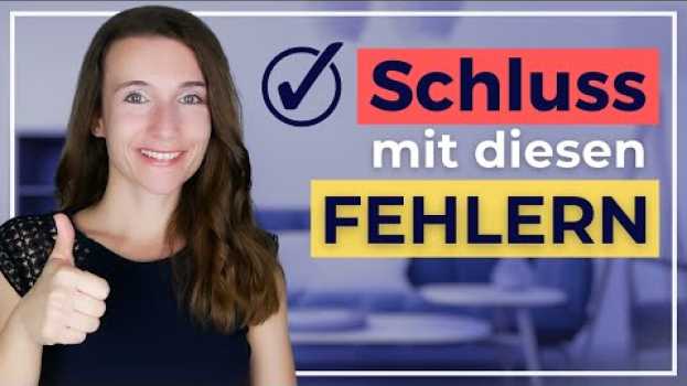 Video Deutsch lernen: Vermeide diese TYPISCHEN FEHLER! Richtige Aussprache (Aussprachecoach analysiert) en español