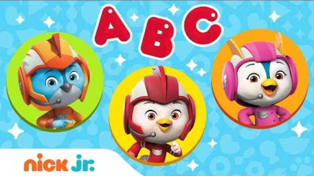 Video ABC 🤩 Explore the Alphabet w/ Top Wing Friends! Rod, Swift & More! | Top Wing | Nick Jr. em português