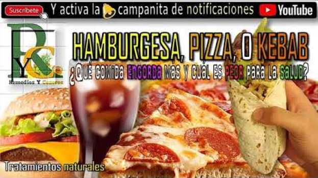 Video 🍔🍟🥃 ¿Cuántas calorías tiene una hamburguesa con queso y papas fritas? auf Deutsch
