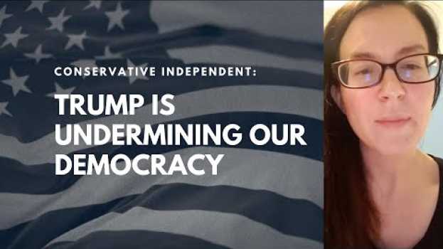 Video Trump's consistent attempts to undermine our democracy have many ready to vote him out this fall.   türkçe