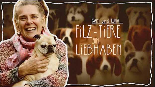 Video Gabi gestaltet Hunde-Porträts aus Filz 🐕🐶🐩 em português