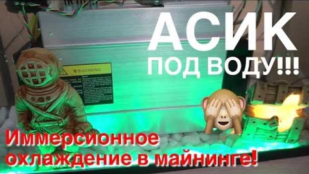 Video Водяное охлаждение Асика от компании Bitmain (S9, D3, L3+, A5) да и любых других. Майнер в воде! in English