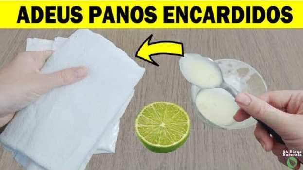 Видео CLAREIA MAIS QUE VANISH 😱Use Isso e Deixe Seus Panos de Prato BRANCOS Como Novos на русском