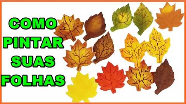 Video 13 Técnicas de pintura em folhas sem frisador en français