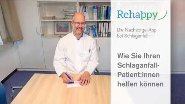 Video Wie Sie Ihren Schlaganfall-Patient:innen helfen können in English